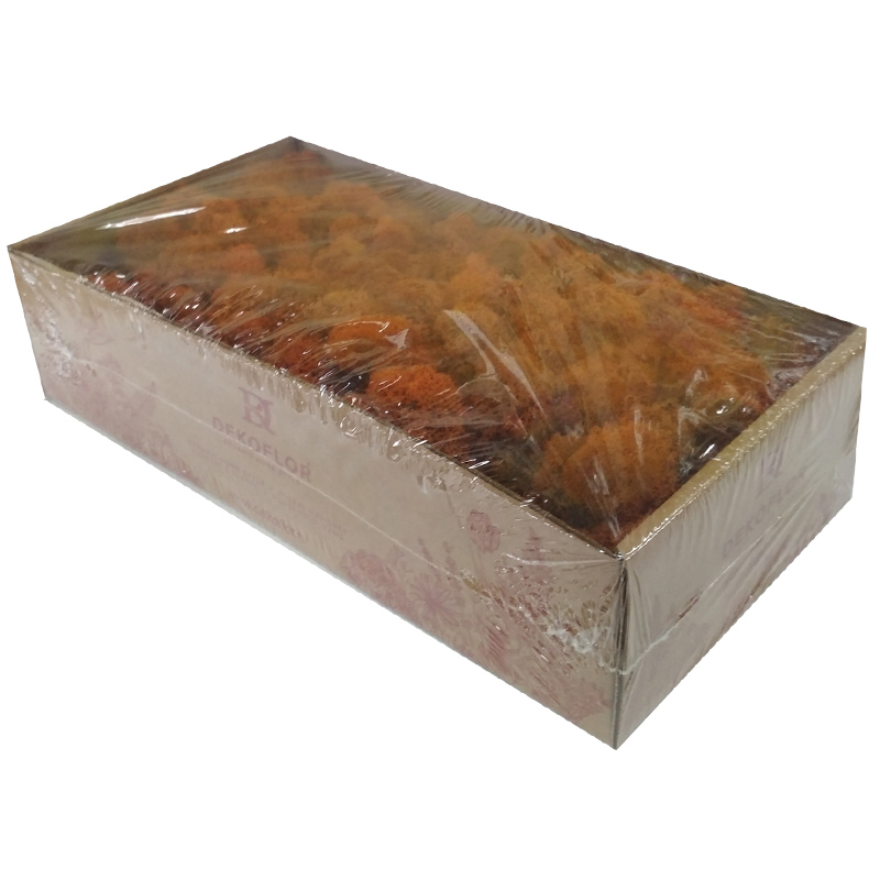 LIR/0551 Stabilisierten Islandmoos Orange - Sauber - W-Box 0,5 kg