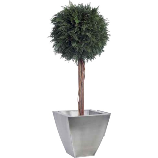 [BTH/0110] BTH/0110 Arbre Topiaire stabilisé Vert Thuya 30 Cm